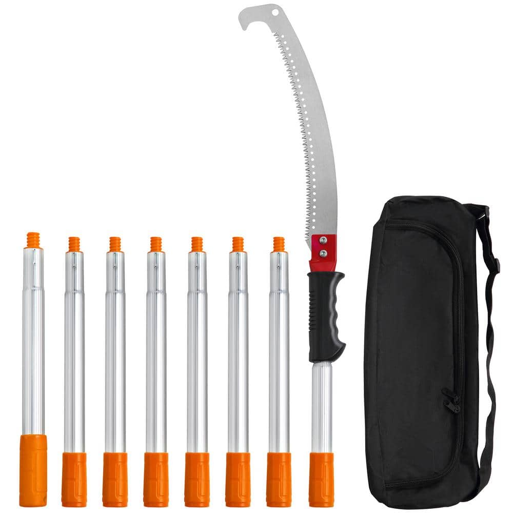 Manual Pole Saw, 27ft Extendable Tree Pruning Saw, Tree Loppers Long