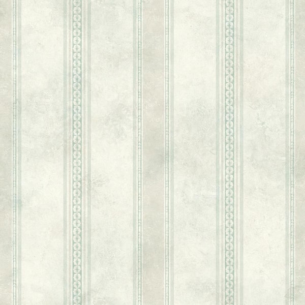 Brewster Tuscan Blue Stripe Paper Strippable Wallpaper (Covers 56.4 sq. ft.)