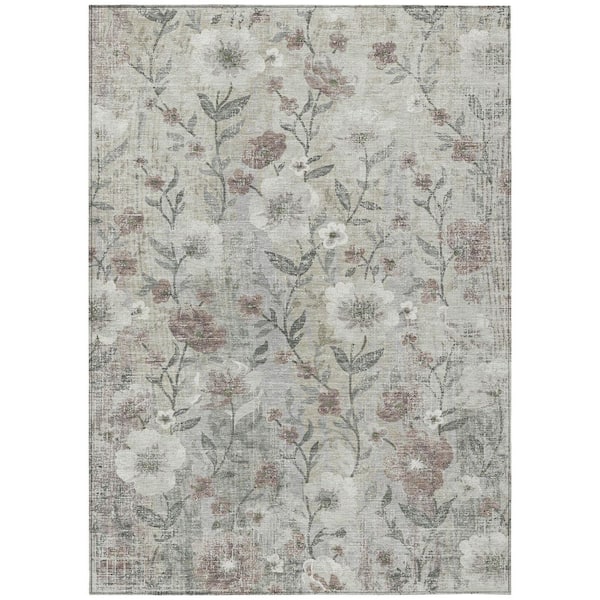 Chantille Machine Washable Indoor/Outdoor Abstract ACN2403 Beige 9 ft. x 12 ft. Area Rug