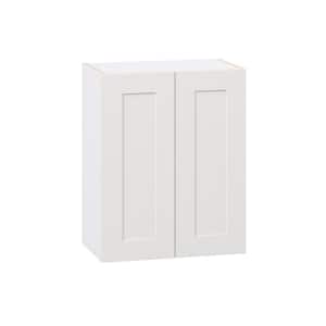 Roseland 24 in. W x 14 in. D x 30 in. H Assembled Shaker Wall Kitchen Cabinet in Warm White