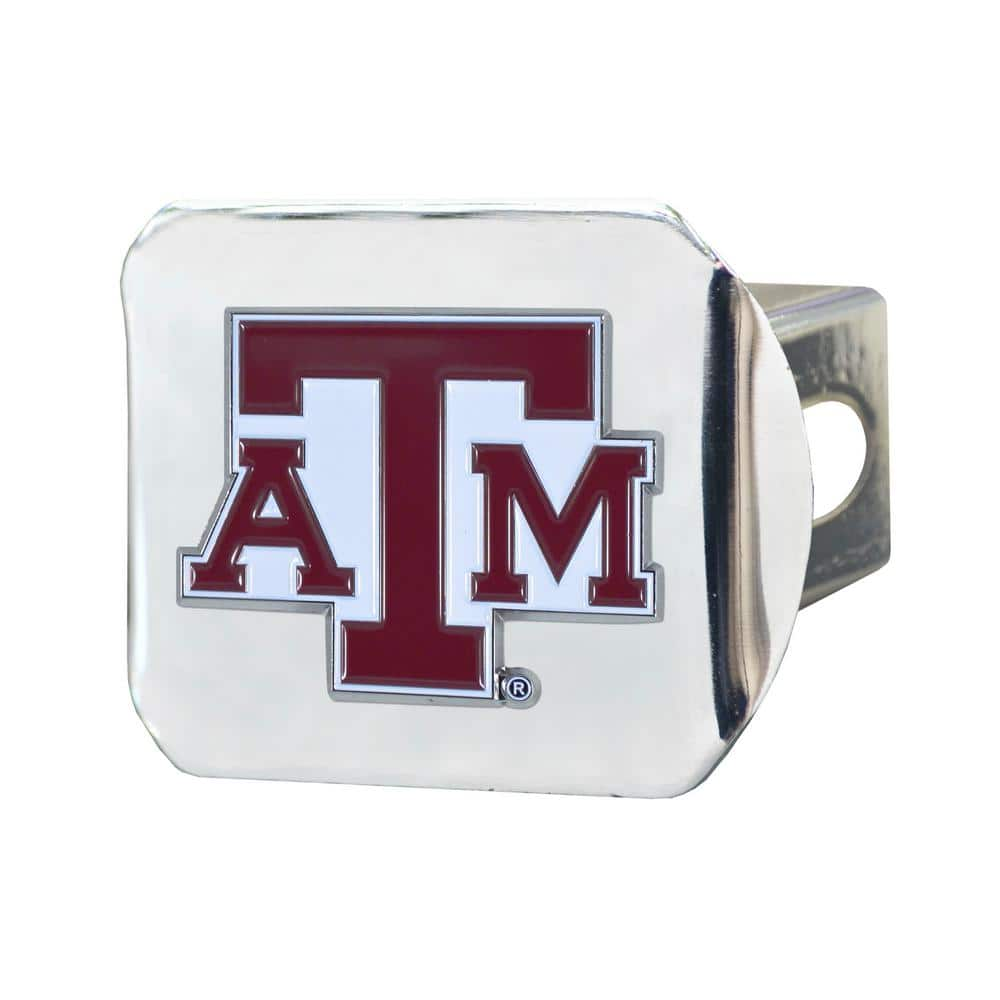 FANMATS NCAA Texas A&M University Color Emblem On Chrome Hitch Cover ...