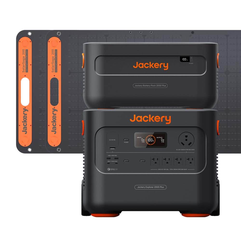 Jackery 3000W Output/6000W Portable Power Station Explorer 2000 