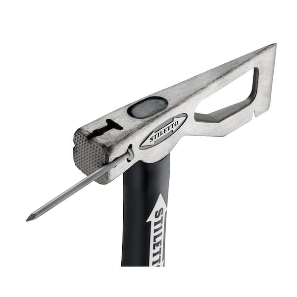 Stiletto 10 oz. Lathe Axe Fiberglass Hammer with 13 in. Handle