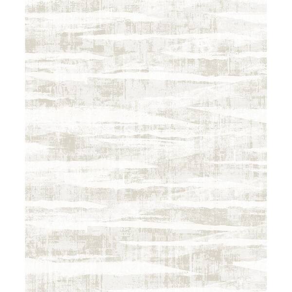 57.5 sq. ft. Almond Nebulite Abstract Unpasted Non-Woven Paper Wallpaper Roll