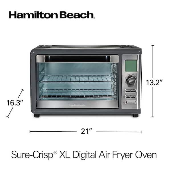 Sure-Crisp® Air Fryer Toaster Oven Stainless Steel from Hamilton Beach