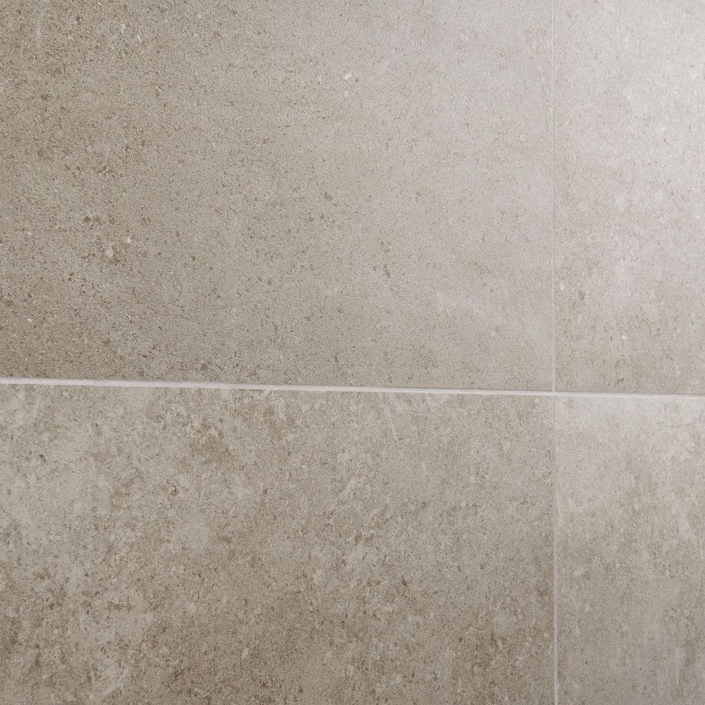 Iris Large Matte Porcelain Floor and Wall Tile in Ivory