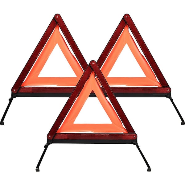 PIP Reflective Safety Warning Triangles (3-Pack)