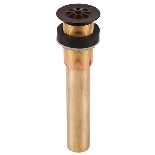 SINKOLOGY Decorative Grid Drain without Overflow in Oil-Rubbed Bronze