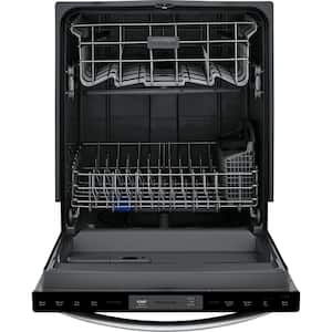24 In. in. Top Control Built-In Tall Tub Dishwasher in Stainless Steel with 4-Cycles, 54 dBA