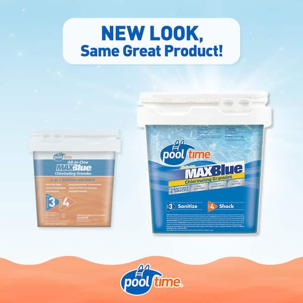 Pool Time MaxBlue 6 lbs. All-In-One Chlorinating Granules 20206PTM