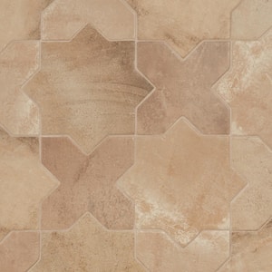 Tripoli Star-Crossed Cotto 6.1 in. x 11.9 in. Matte Terracotta Look Porcelain Floor and Wall Tile (8.26 sq. ft./Case)