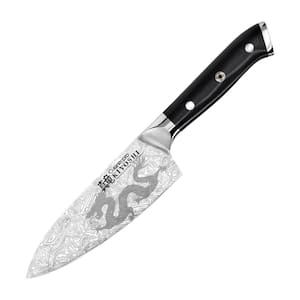 BRAZILIAN FLAME 10-in. Stainless Steel Full Tang Butcher Chef's Knife with  Handle KF-REF093-10 - The Home Depot