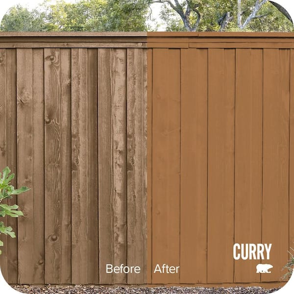 5 gal. #SC-134 Curry Solid Color House and Fence Exterior Wood Stain
