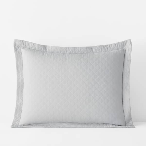 The Company Store Legends Hotel Norfolk Fog Egyptian Cotton Blend King Sham