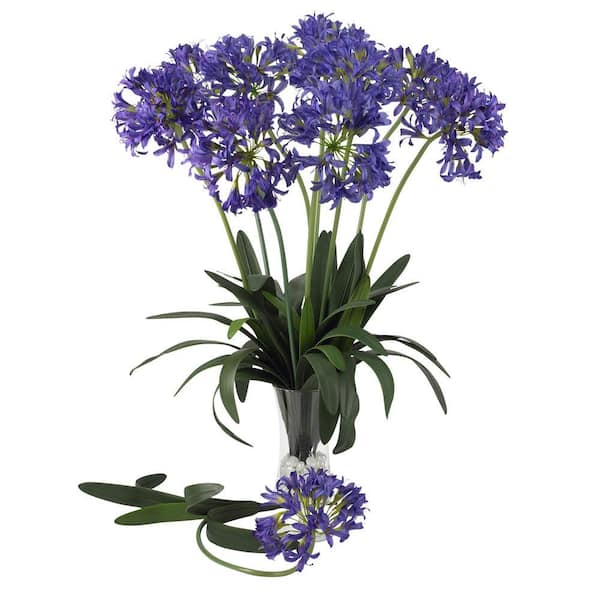 Unbranded 29 in. H Purple African Lily Stem (Set of 12)