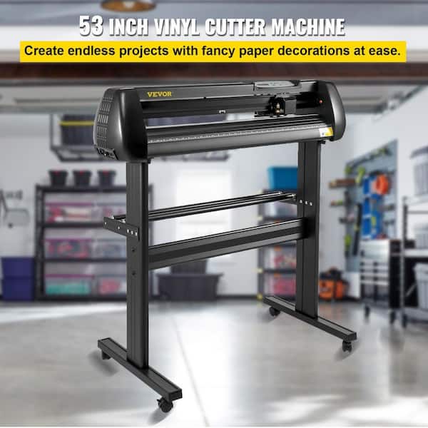 Vinyl Cutter Machine, 28 Inch Paper Feed Cutting Plotter Bundle, Adjustable  Force & Speed Vinyl Printer
