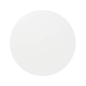 1/4 in. x 12 in. White Medium Density Fiberboard Circle