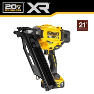 20-Volt 21° Cordless Framing Nailer Kit with 5.0 Ah Lithium-Ion Battery and Charger