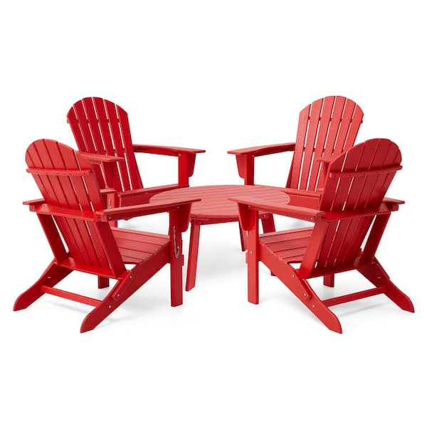 folding adirondack chair set of 4