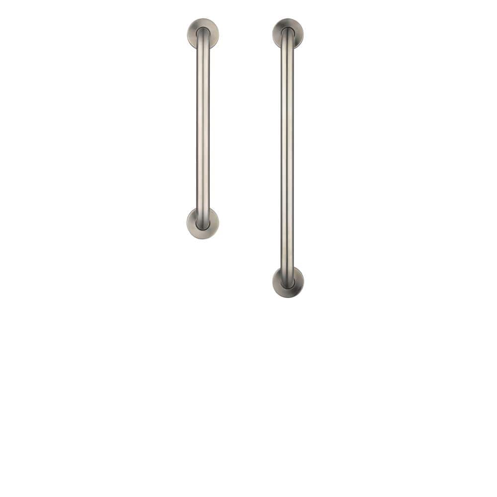 18 in. x 1-1/4 in. and 24 in. x 1-1/4 in. Concealed Screw ADA Compliant Grab Bar Combo in Brushed Stainless Steel price history on PriceWatchPro