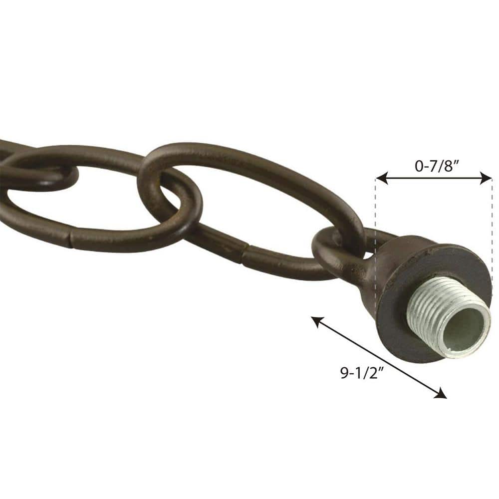 Brushed Nickel Loop and Chain Pendant Conversion Kit