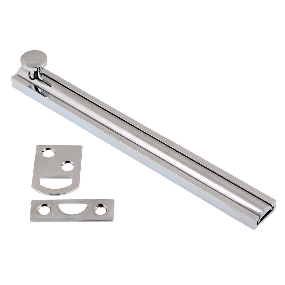 6 in. Solid Brass Polished Chrome Surface Bolt price history on PriceWatchPro