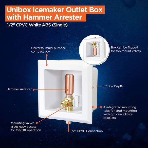 Ice maker water box cheap