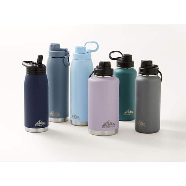 Thermos 18 oz. Slate Blue Stainless Steel Vacuum-Insulated Hydration Bottle  2465SSB6 - The Home Depot