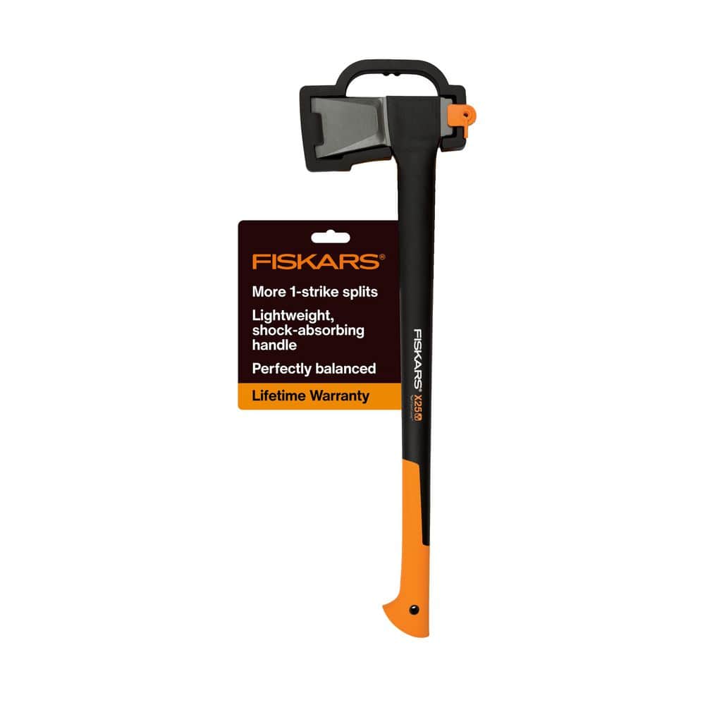 Fiskars X25 6.3 lb. Splitting Axe with 28 in. Shock-absorbing