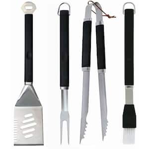Grilling Tool Set Cooking Accessory Stainless Steel (4-Piece)