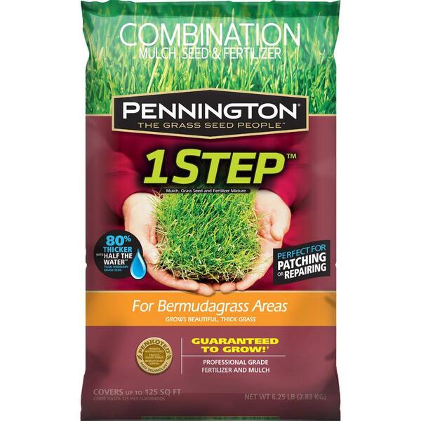 Pennington 6.25 lb. One Step for Bermudagrass Areas with Mulch, Grass Seed, Fertilizer Mix