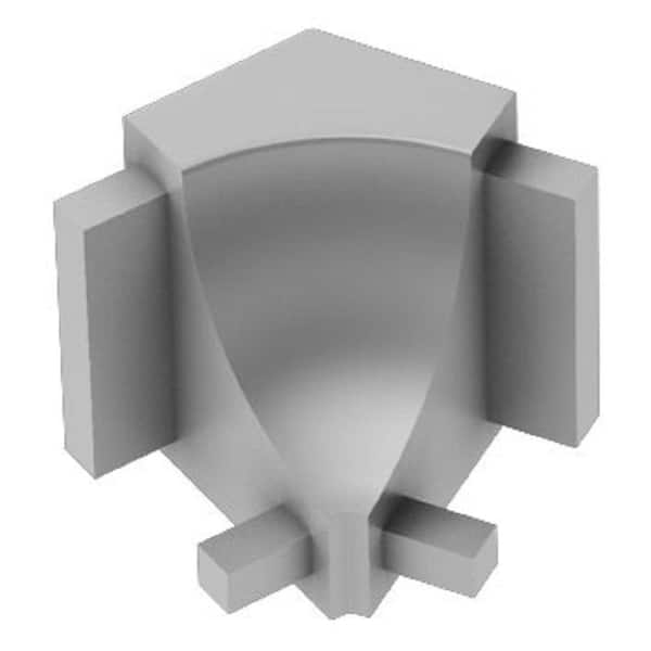 Schluter Dilex-AHK Satin Anodized Aluminum 1/2 in. x 1 in. Metal 135 Degree Inside Corner