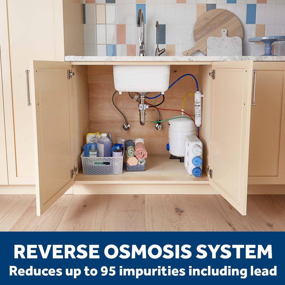 GE 5-Stage Under-Sink Reverse Osmosis Water Filtration System