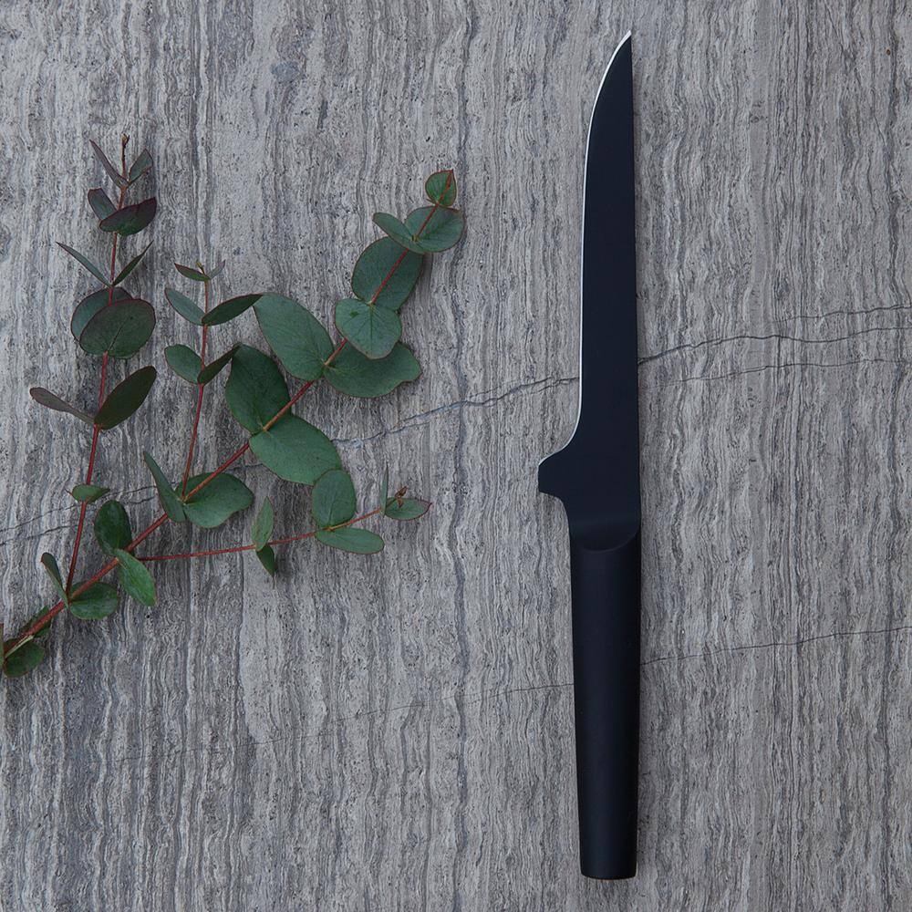 Ron 6" Black Stainless Steel Full Tang Boning Knife