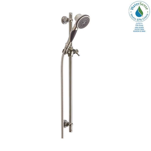 Delta 3-Spray Patterns 1.75 GPM 3.75 in. Wall Mount Handheld