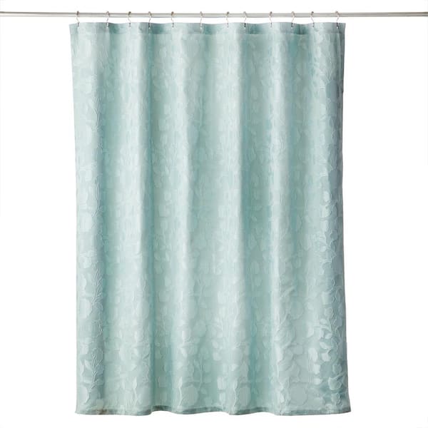 Saay Knight Leaf Silhouette 72 In, Home Depot Shower Curtains