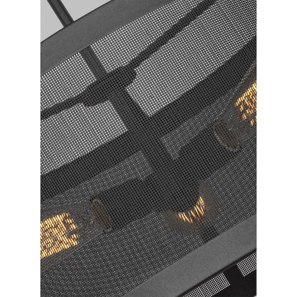 Gereon 3-Light Black Pendant