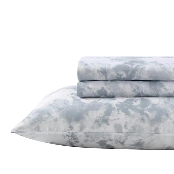 Eddie Bauer Spring Water 3-Piece Gray Microfiber Twin Kids Sheet Set