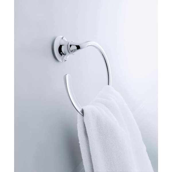 Fingertip Towel Holder, Towel Ring For Bathroom Or Kitchen, For Storing  Towels, Washcloths Or Tea Towels, 2 Rings For Hanging, 45.7 Cm,  Bronze-colored
