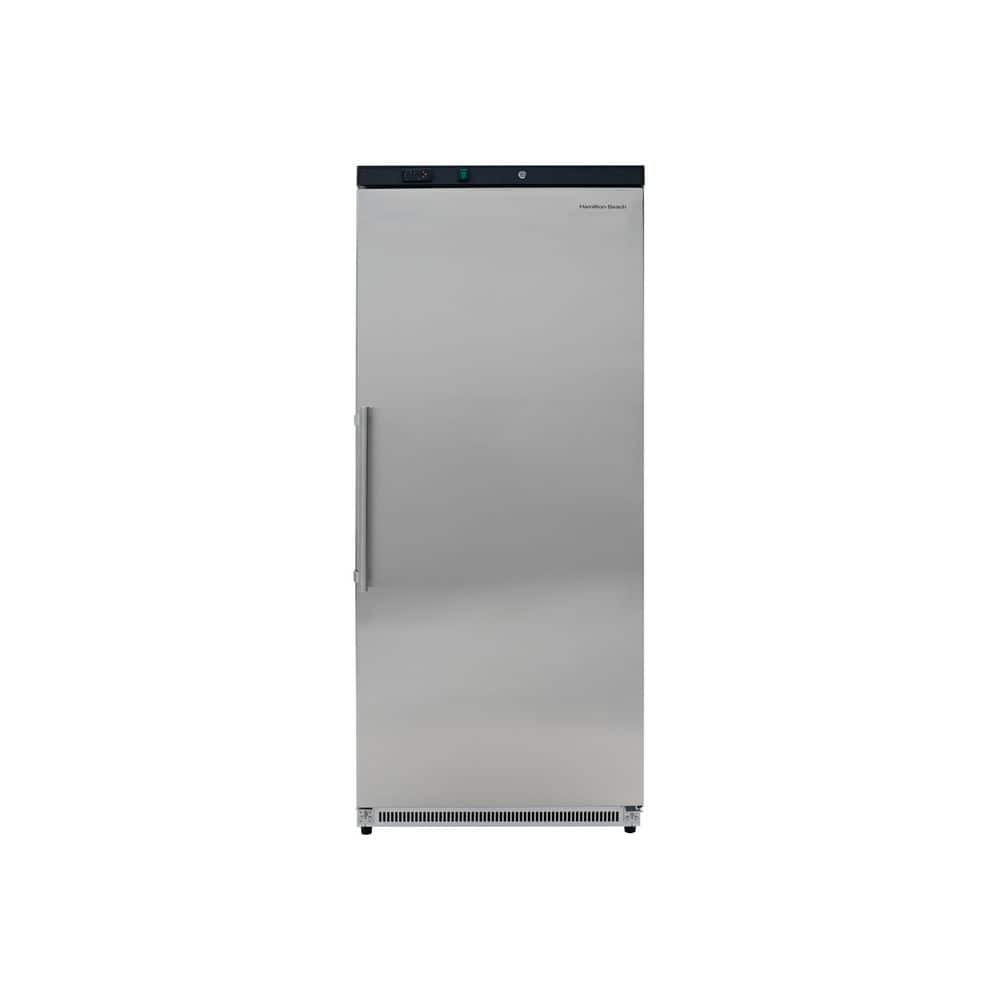 28 in. 19 Cu. Ft. Manual Defrost Commercial Upright Freezer in Stainless Steel