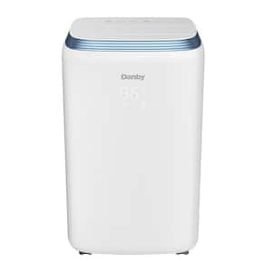 8,000 BTU Portable Air Conditioner Cools 400 Sq. Ft. with Dehumidifier and Fan in White