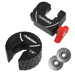 1/2 in. Auto Tube Cutter and 5/8 in. Junior Tube Cutter With Replacement Cutting Wheels Bundle