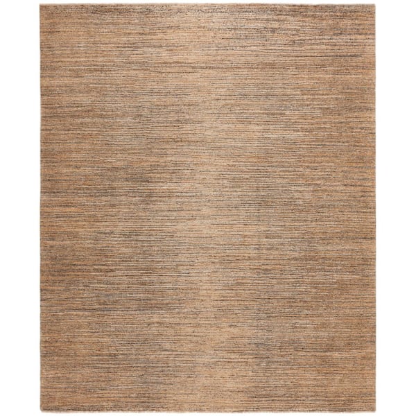 Izmir 10 ft. x 14 ft. Brown/Gray Solid Color Area Rug