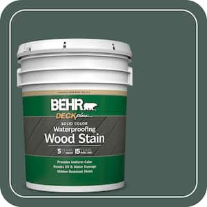 5 gal. #SC-114 Mountain Spruce Solid Color Waterproofing Exterior Wood Stain