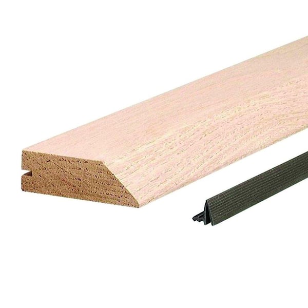 Bumper 3-1/2 in. x 45 in. Unfinished Hardwood Threshold