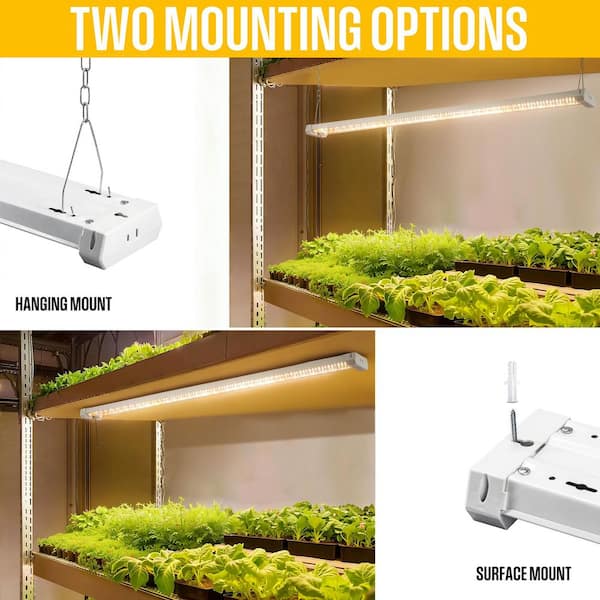 Westinghouse 48 in. 38-Watt Indoor White LED Full Spectrum Grow