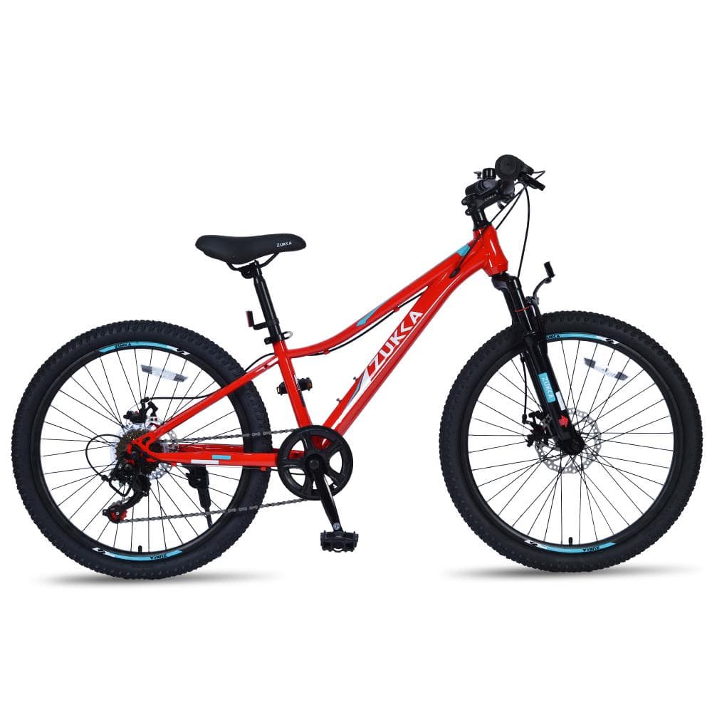 Red 24 Inch 6-Speed Mountain Bike for Kids Boys and Girls price history on PriceWatchPro