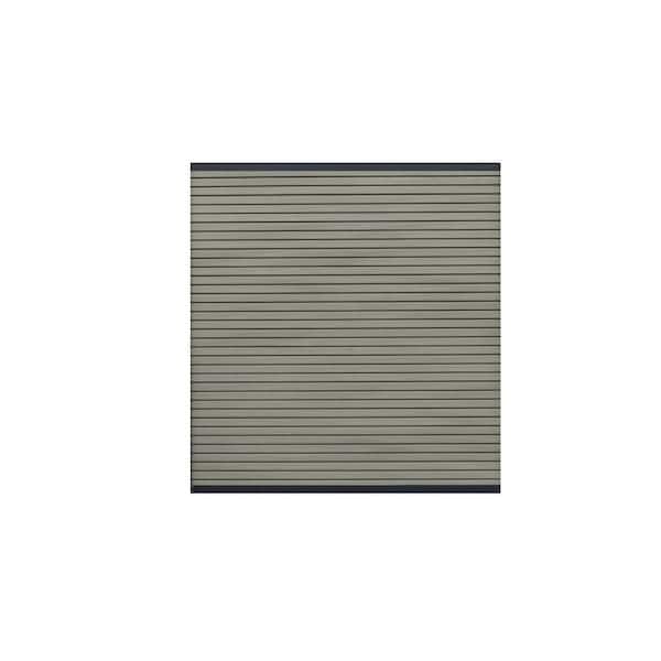 6 ft. x 6 ft. Riviera Composite Fence Panel River Birch