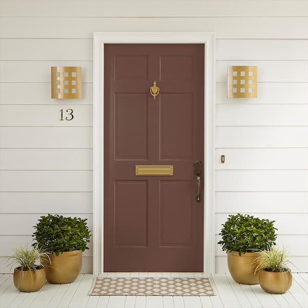BEHR PREMIUM 1 gal. #N150-7 Chocolate Therapy Semi-Gloss Enamel