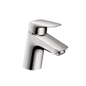 Logis Single Handle Single Hole Bathroom Faucet in Chrome